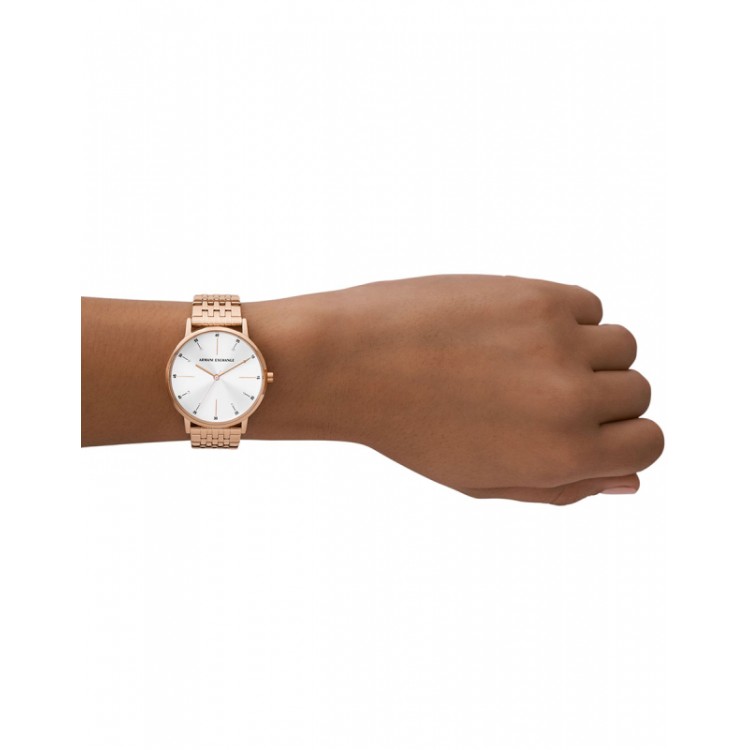 Ceas Dama, Armani Exchange, Hampton AX7145SET, Set cu Bratara