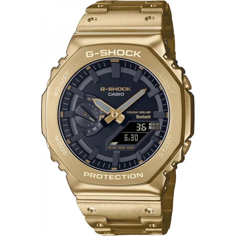 Ceas Smartwatch Barbati, Casio G-Shock, Classic GM-B2100 Bluetooth GM-B2100GD-9AER