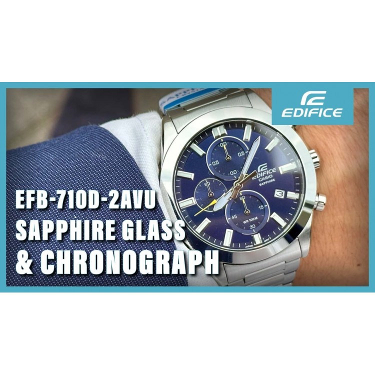 Ceas Barbati, Casio Edifice, Classic EFB EFB-710D-2AVUEF | Quarzuhren