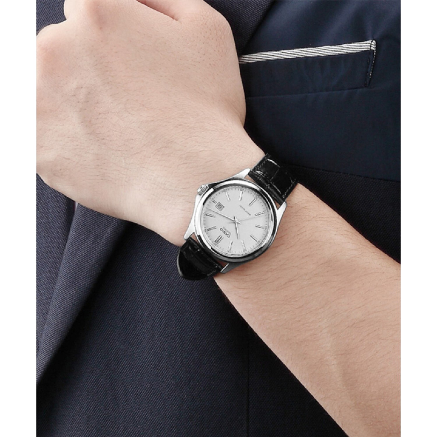 Casio Men's Analog Stainless Steel Band Watch MTP1183G-7A MTP-1183G-7A