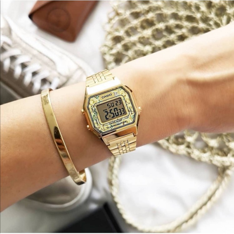 Ceas Dama, Casio, Vintage ICONIC LA-680WGA-9C