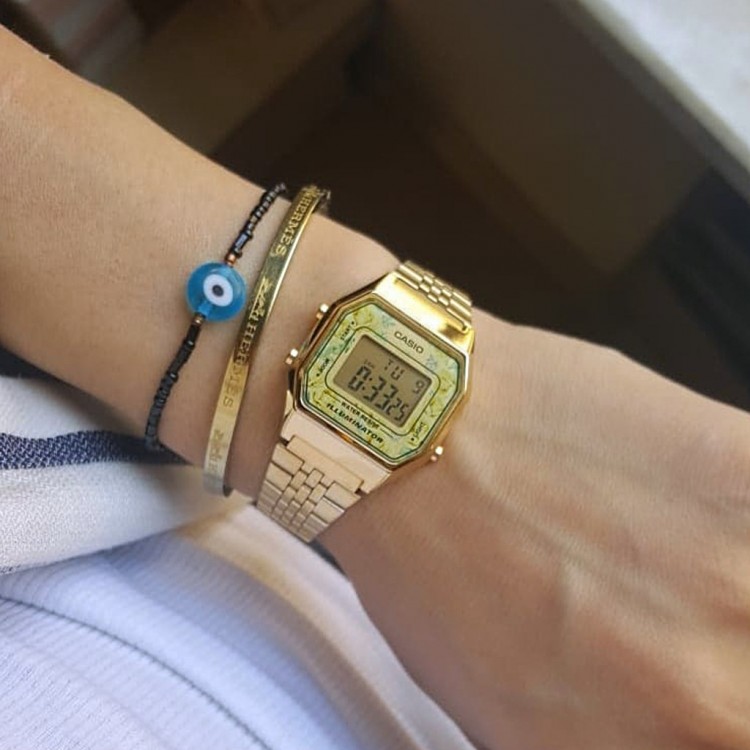 Ceas Dama, Casio, Vintage ICONIC LA-680WGA-9C