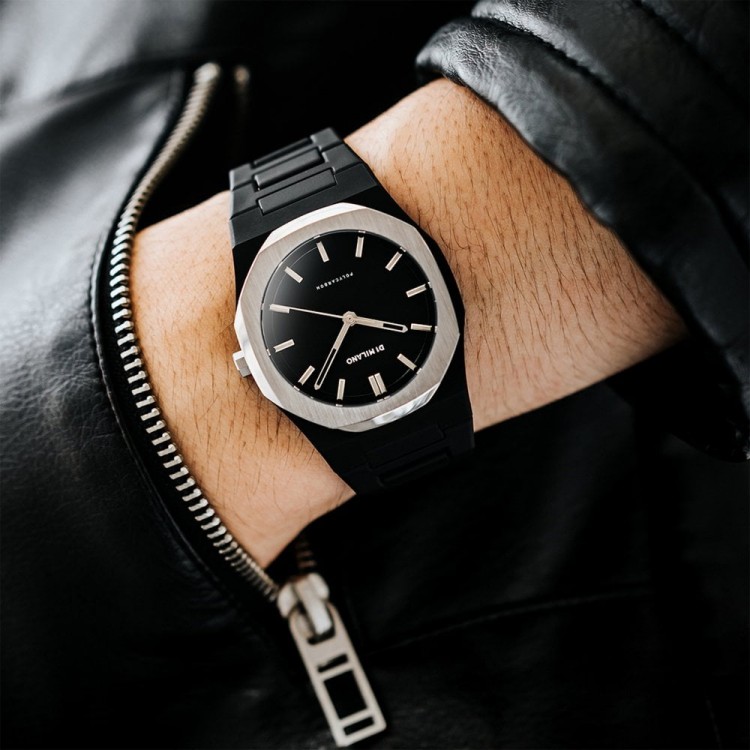 Ceas Barbati, D1 Milano, Moonglade Polycarbon PCBJ14