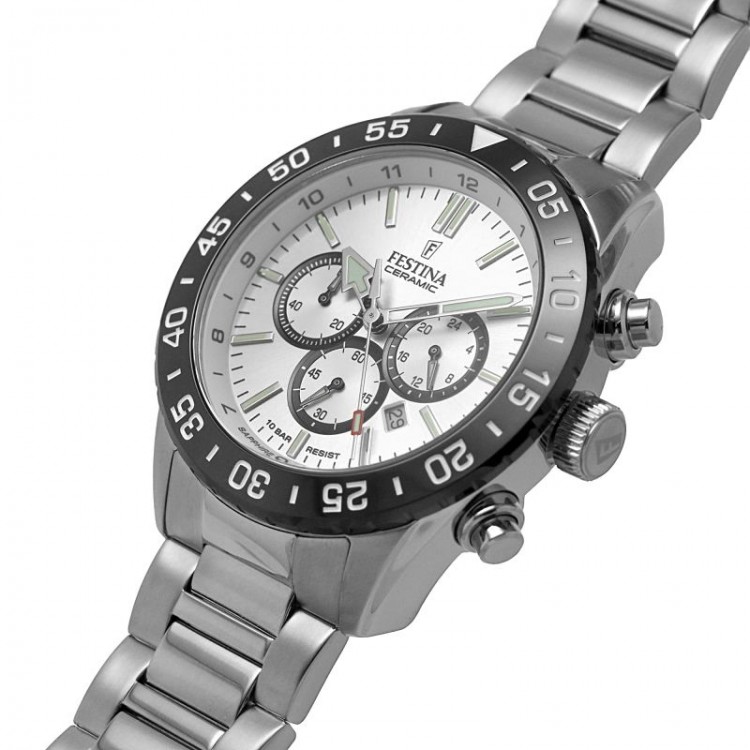 Ceas Barbati, Festina, Ceramic Chrono F20575/1