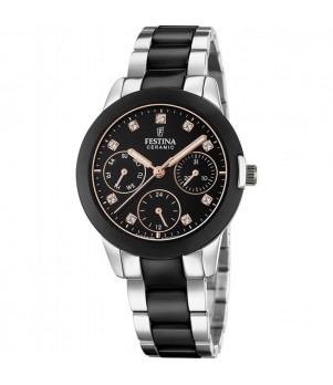 Ceas Dama, Festina, Ceramic cu Cristale Swarovski F20497/3