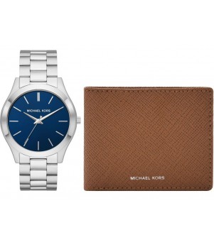 Ceas Barbati, Michael Kors, Slim Runway MK1060SET, Set cu Portofel