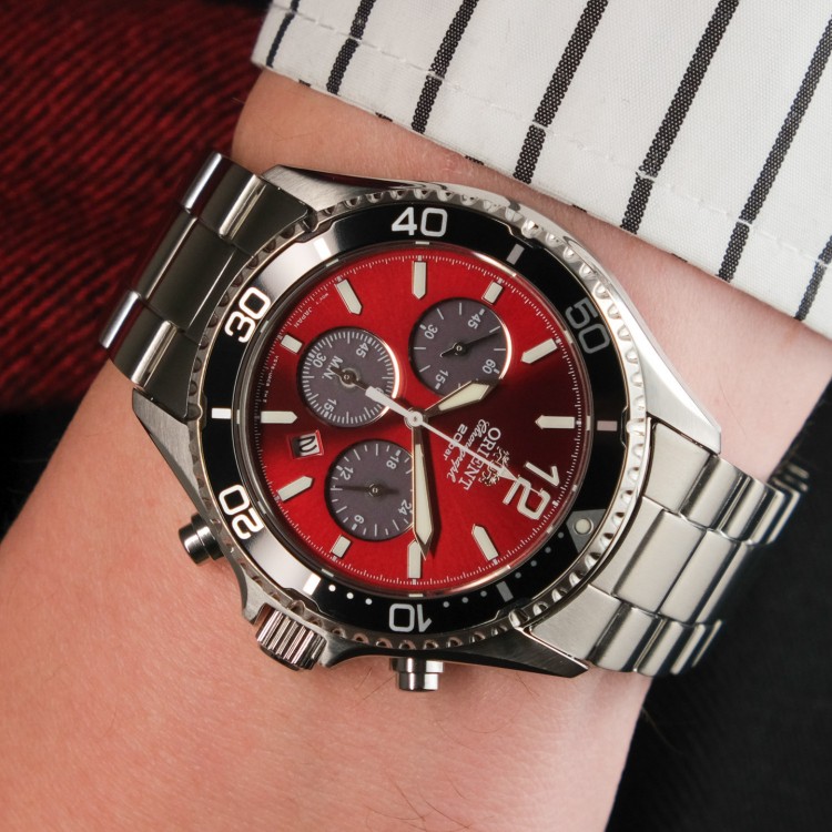 Ceas Barbati, Orient, Mako Solar Chronograph RA-TX0207R