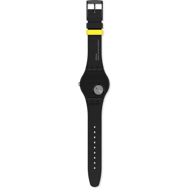 Ceas Swatch, Keith Haring Mickey Blanc Sur Noir SUOZ337 Ceas Swatch, Keith Haring Mickey Blanc Sur Noir SUOZ337