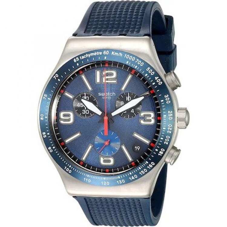 Ceas Barbati, Swatch, Blue Grid YVS454