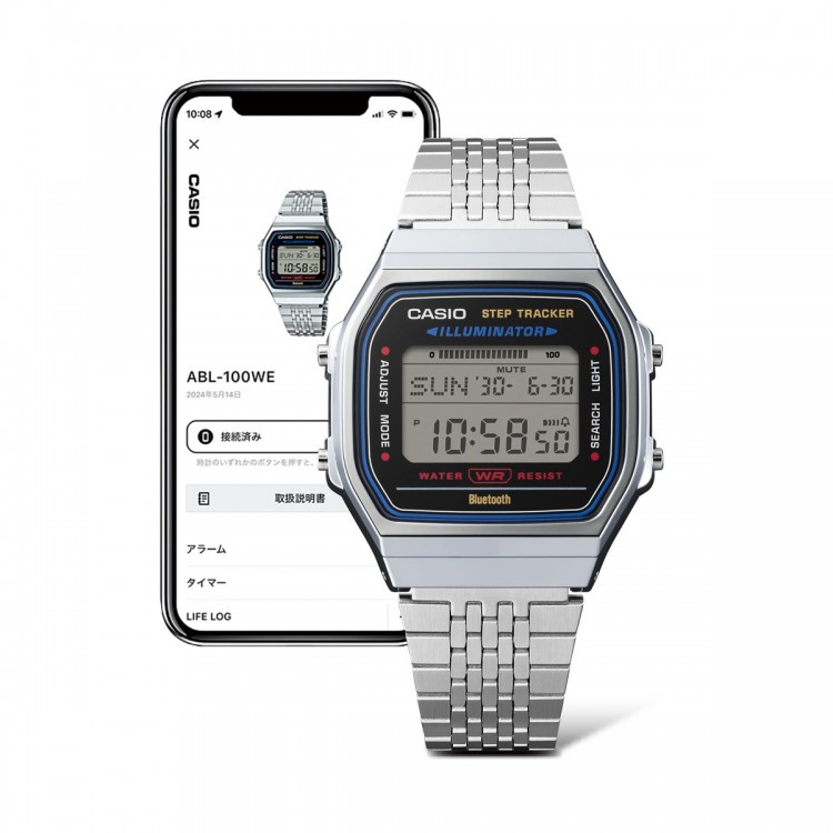 Ceas Casio, Vintage Bluetooth ABL-100WE-1AEF Ceas Casio, Vintage Bluetooth ABL-100WE-1AEF