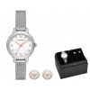 Ceas Dama, Emporio Armani, Cleo AR80065SET, Set cu Cercei