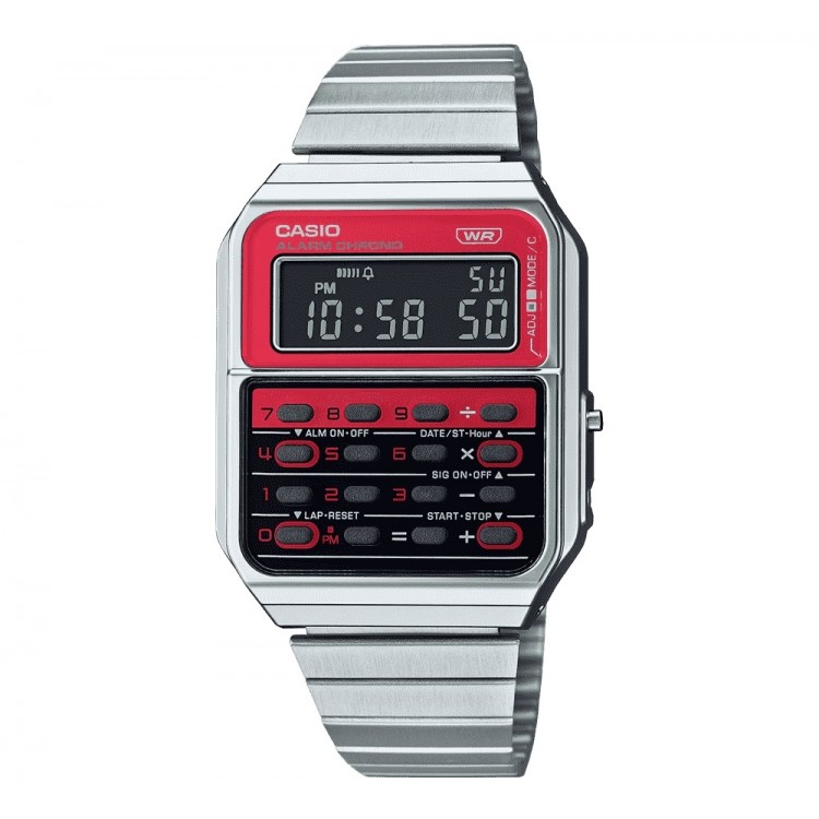 Ceas Casio, Vintage Edgy Calculator CA-500WE-4BEF Ceas Casio, Vintage Edgy Calculator CA-500WE-4BEF