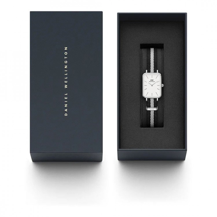 Ceas Dama, Daniel Wellington, Nako Yabuki x DW Quadro Charcoal DW00100676 Ceas Dama, Daniel Wellington, Nako Yabuki x DW Quadro Charcoal DW00100676