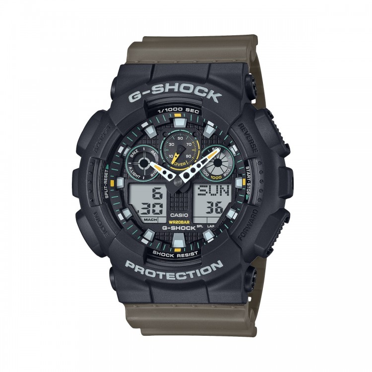 Ceas Barbati, Casio G-Shock, Classic GA-1 GA-100TU-1A3ER Ceas Barbati, Casio G-Shock, Classic GA-1 GA-100TU-1A3ER