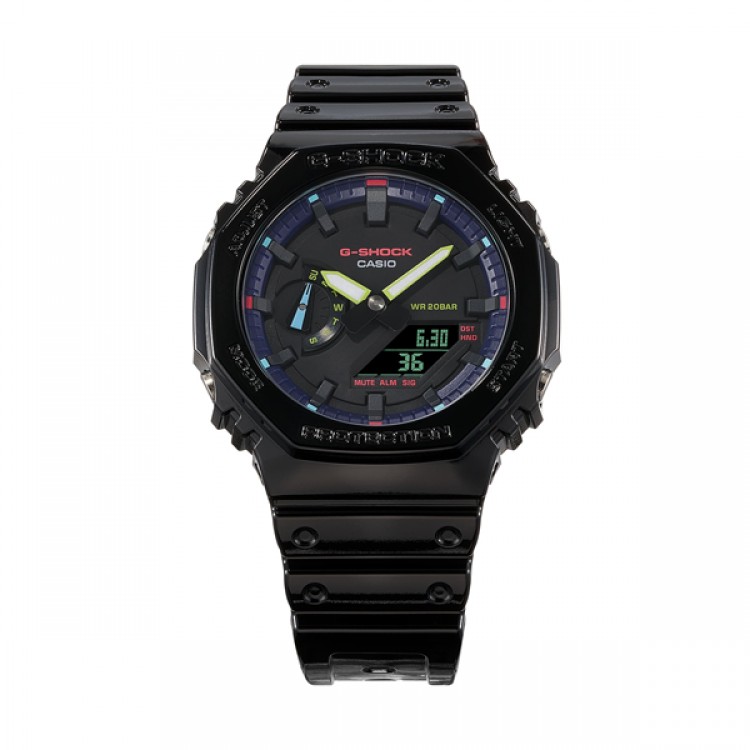 Ceas Barbati, Casio G-Shock, Classic GA-2 GA-2100RGB-1AER Ceas Barbati, Casio G-Shock, Classic GA-2 GA-2100RGB-1AER