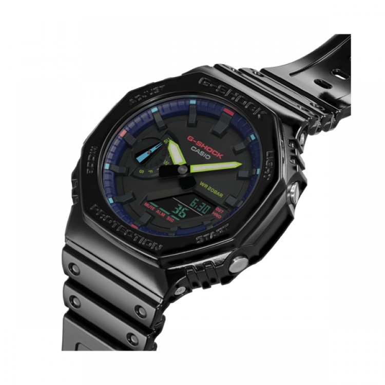 Ceas Barbati, Casio G-Shock, Classic GA-2 GA-2100RGB-1AER Ceas Barbati, Casio G-Shock, Classic GA-2 GA-2100RGB-1AER