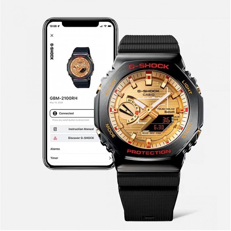 Ceas Barbati, Casio G-Shock, G-Squad Bluetooth GBM-2100RH-1AER Ceas Barbati, Casio G-Shock, G-Squad Bluetooth GBM-2100RH-1AER