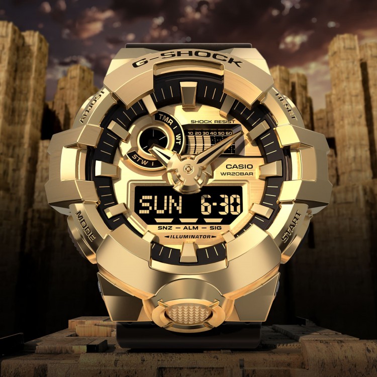 Ceas Barbati, Casio G-Shock, Classic GM GM-700G-9AER Ceas Barbati, Casio G-Shock, Classic GM GM-700G-9AER