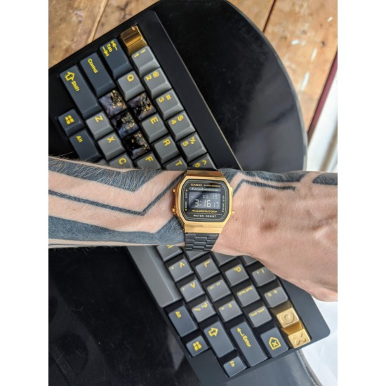 Ceas Casio, Vintage Iconic A168WEGB-1BEF Ceas Casio, Vintage Iconic A168WEGB-1BEF