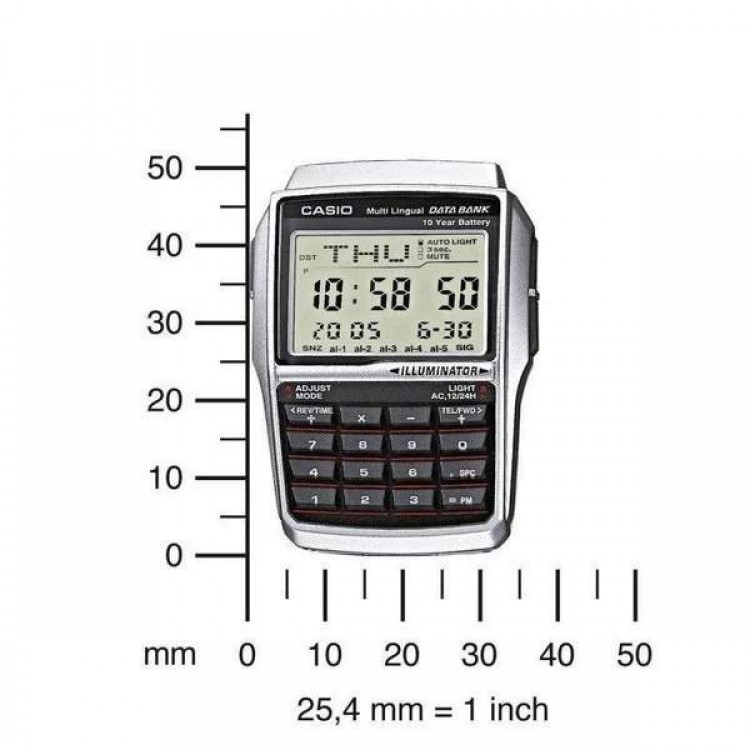 Ceas Barbati, Casio, Vintage Edgy Calculator DBC-32D-1A