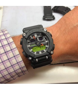 Ceas Barbati, Casio G-Shock, Classic GA-900E-1A3ER, Set cu Bratara suplimentara