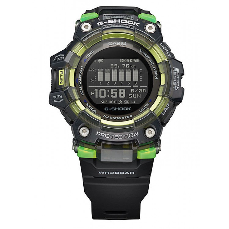 Ceas Smartwatch Barbati, Casio G-Shock, G-Squad Bluetooth GBD-100SM-1ER