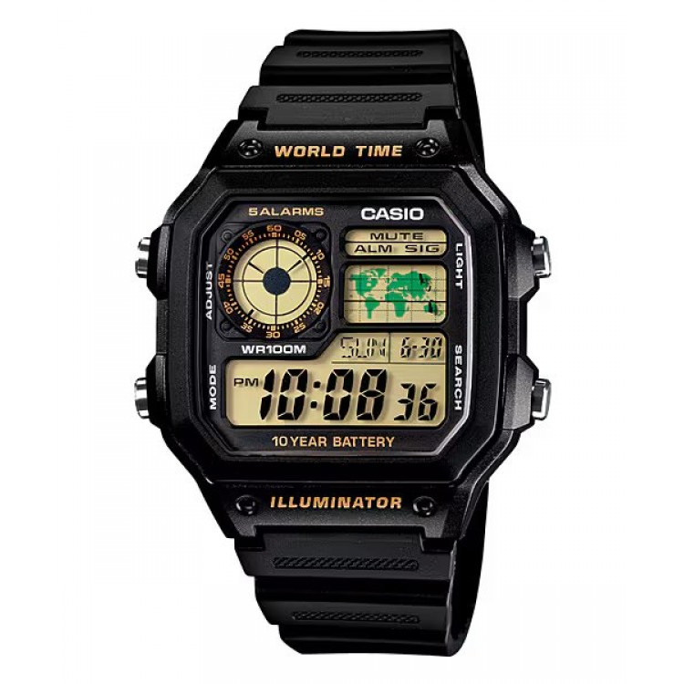 Ceas Barbati, Casio, Collection AE AE-1200WH-1BVDF