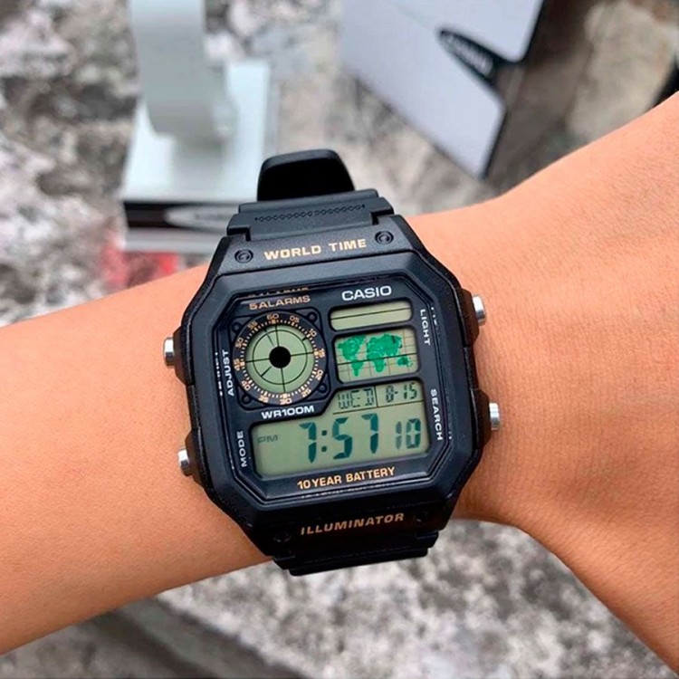 Ceas Barbati, Casio, Collection AE AE-1200WH-1BVDF
