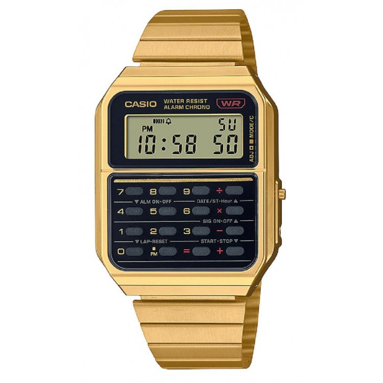 Ceas Casio, Vintage Edgy Calculator CA-500WEG-1AEF