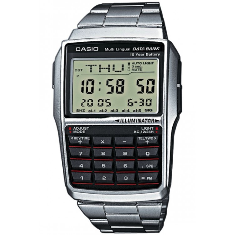 Ceas Barbati, Casio, Vintage Edgy Calculator DBC-32D-1A Ceas Barbati, Casio, Vintage Edgy Calculator DBC-32D-1A