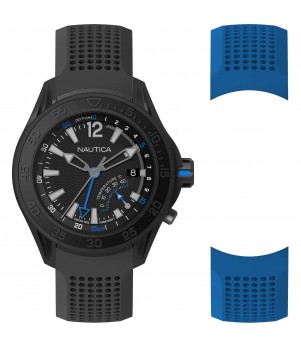 Ceas Barbati, Nautica, Breakwater NAPBRW005, Set cu Bratara suplimentara