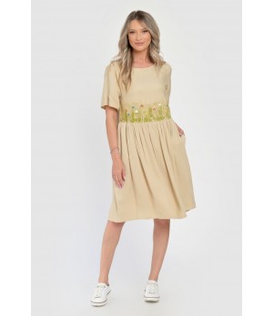 Rochie Medie V288, cu model Floral