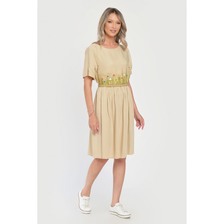 Rochie Medie V288, cu model Floral