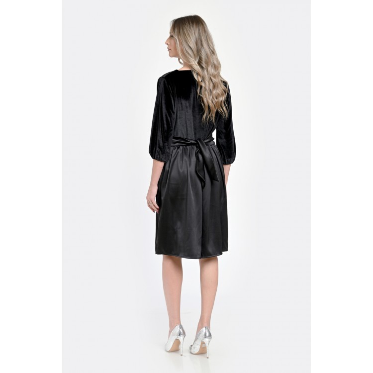 Rochie Medie Dama, de Ocazie, Neagra V300