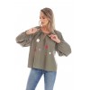 Bluza Dama, Eranthe, Boho, stil IE cu Pictura Realizata Manual V357
