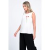Bluza Dama, Eranthe, Garden Flowers, cu Pictura Realizata Manual V339
