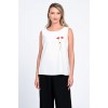 Bluza Dama, Eranthe, Garden Flowers, cu Pictura Realizata Manual V339