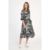 Rochie Dama, Eranthe, Leafy Black V312