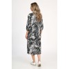 Rochie Dama, Eranthe, Leafy Black V312