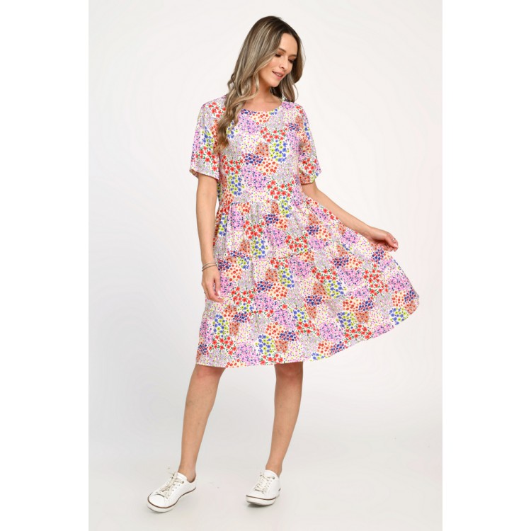 Rochie Dama, Eranthe, Microfloral V325
