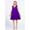 Rochie Dama, Eranthe, V-Neckline, cu Pictura Realizata Manual V340