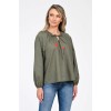 Bluza Dama, Eranthe, Boho, stil IE cu Pictura Realizata Manual V357A