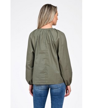 Bluza Dama, Eranthe, Boho, stil IE cu Pictura Realizata Manual V357A