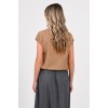 Bluza Dama, Eranthe, Kimono, de in, decolteu rotund, maneca kimono, elastic in talie V411