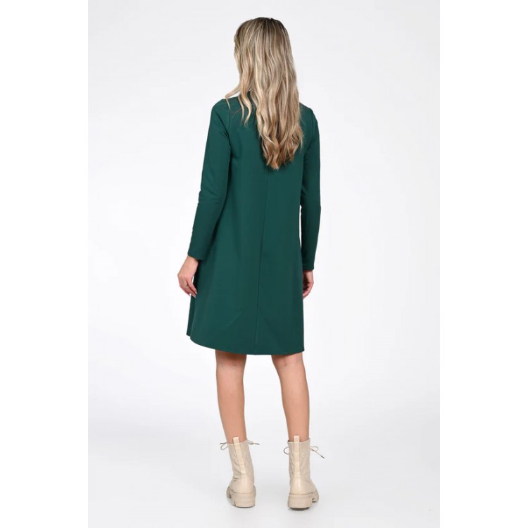 Rochie Dama, Eranthe, A-Line, cu Pictura Realizata Manual V363A