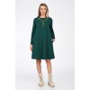 Rochie Dama, Eranthe, A-Line, cu Pictura Realizata Manual V363A