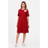 Rochie Dama, Eranthe, A-Line, cu Pictura Realizata Manual V397