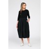 Rochie Dama, Eranthe, Baloon, tip Lalea, cu Pictura Realizata Manual V366