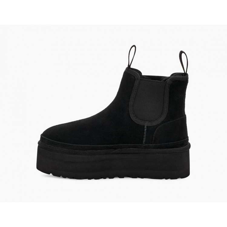 Ghete Dama, UGG, Neumel Platform Chelsea 1134526-BLK