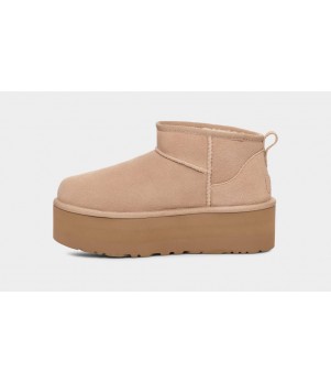 Ghete Dama, UGG, Classic Ultra Mini 1135092-SAN Ghete Dama, UGG, Classic Ultra Mini 1135092-SAN